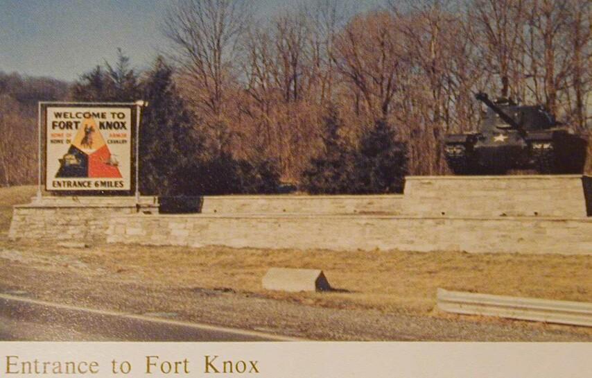 the Ft. Knox Sign