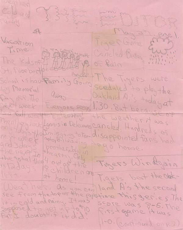 newspaper page 1