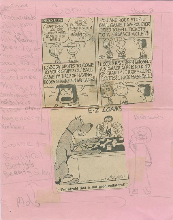 newspaper page 1